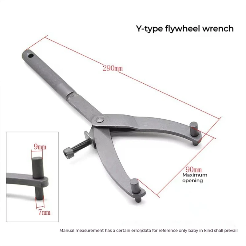 Outil de réparation de support d'embrayage de variateur universel robuste, clé à volant d'inertie de Type Y pour moto, outil de Scooter de cyclomoteur de haute qualité