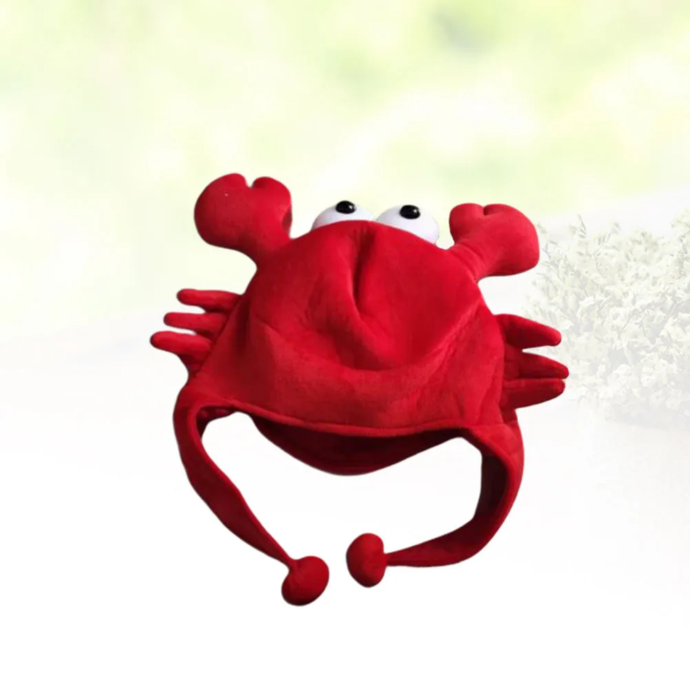 Chapéu de caranguejo bonito engraçado chapéu de caranguejo cosplay foto adereços festa de férias acessórios de fantasia foto chapéu cosplay headwear