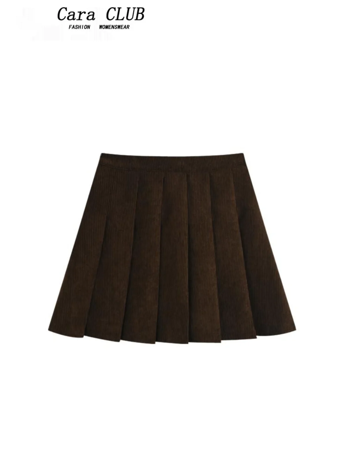 

High Waist A-Line Pleated Skirt plus Size Women's Spring Faion Slimming Elastic Waist ort Skirt Korean Sle Casual Wear