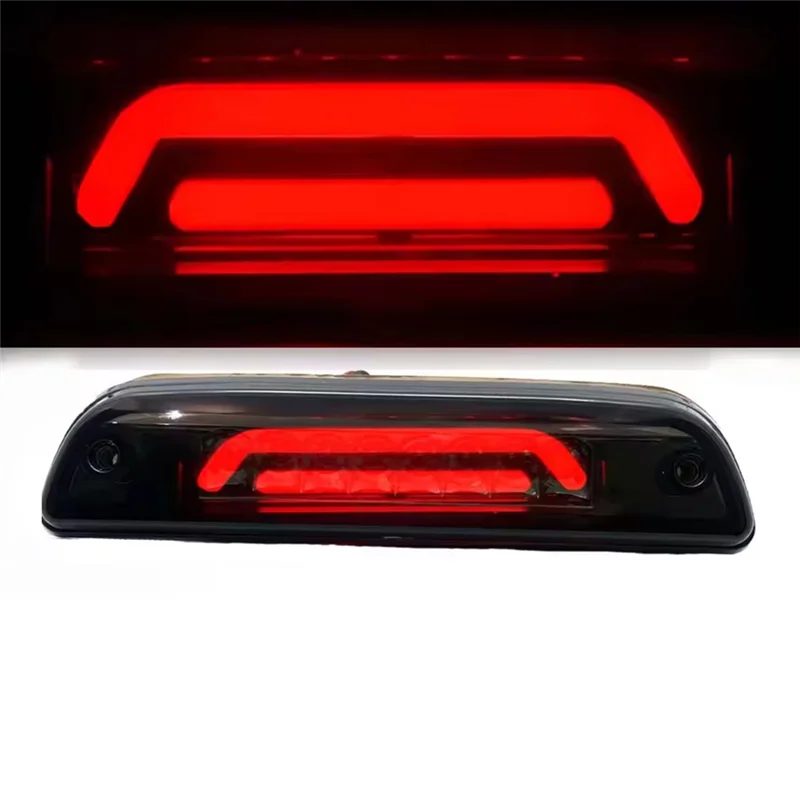 الذيل وقف مصباح إشارة سيارة الثالث 3Rd الفرامل مصباح ليد لتويوتا تاكوما 1995-2017 اكسسوارات الأجزاء الخارجية المدخن الأحمر #2