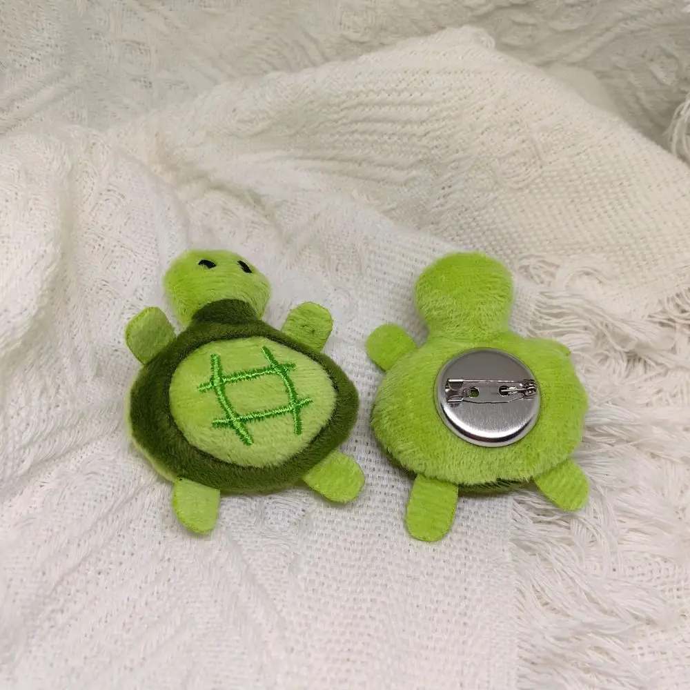 Portachiavi tartaruga cartone animato Kawaii Borsa farcita morbida Nome Tag Giocattoli Spilla tartaruga Regalo di compleanno