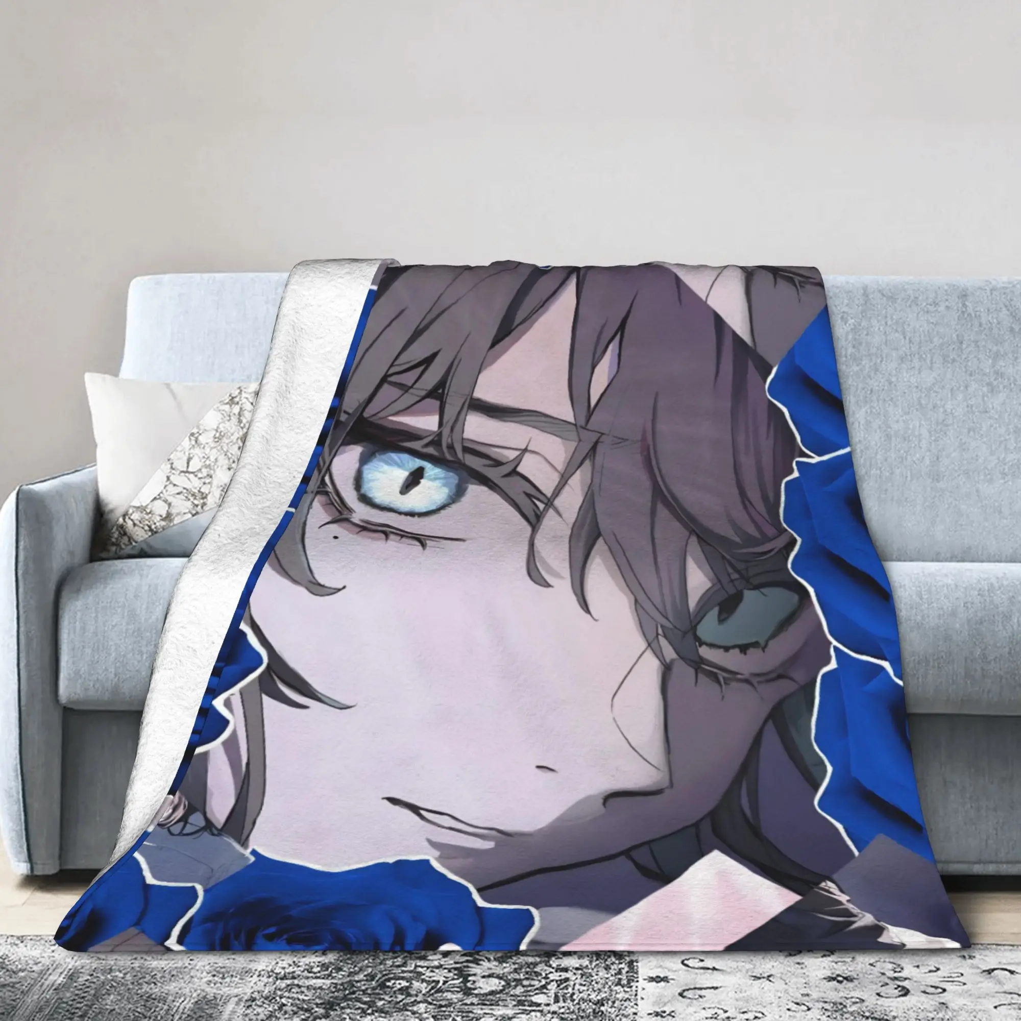 Singer Ado Blankets Coral Fleece Plush  Printed Multi-function Ultra-Soft Throw Blanket for Home Couch Plush Thin Quilt