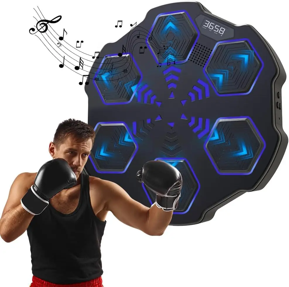 Boxing Machine  Smart Bluetooth Music  Wall-Mounted Punching Target for Training