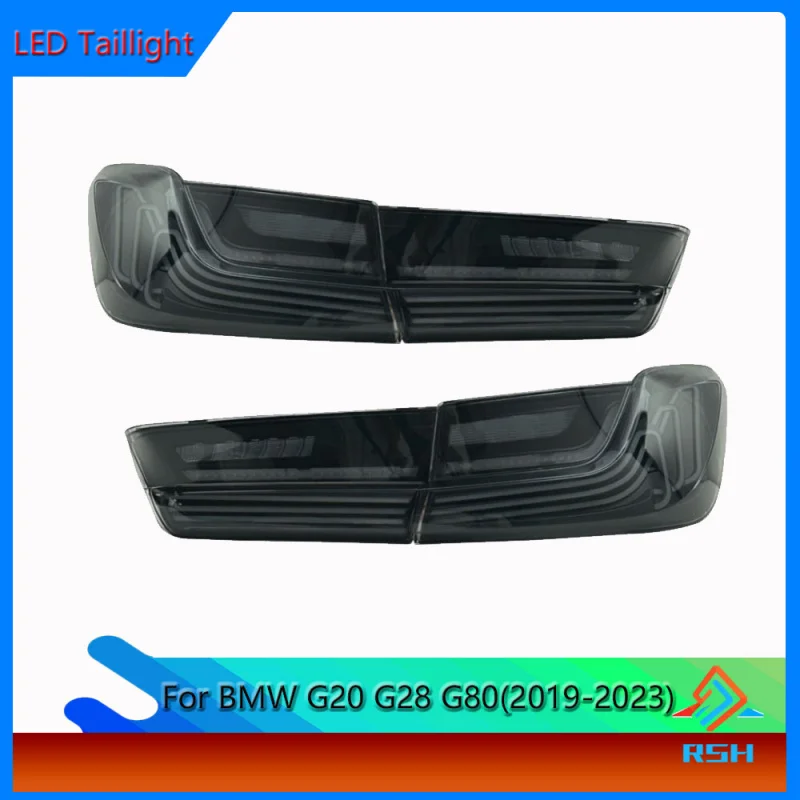 

Задний фонарь в сборе для BMW 3 серии G20 G28 G80 2019-2023, обновленный стиль CSL, лазерные светодиодные ходовые огни, аксессуары с функцией Plug and Play