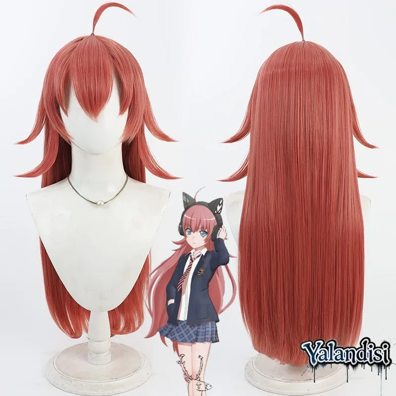 Yalandisi& Anime BanG Dream Tamade Chiyu Cos Cosplay Wig Halloween Party Prop Synthetic Hair Heat Resistant Fiber+Wig Cap