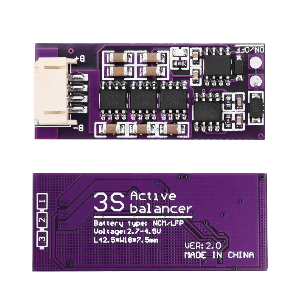 3S 4S 5S 6S 7S 8S 13S 14S 17S 21S 1.5A Lithium Battery Charging Board Battery BMS PCB Protection Board Charger Module