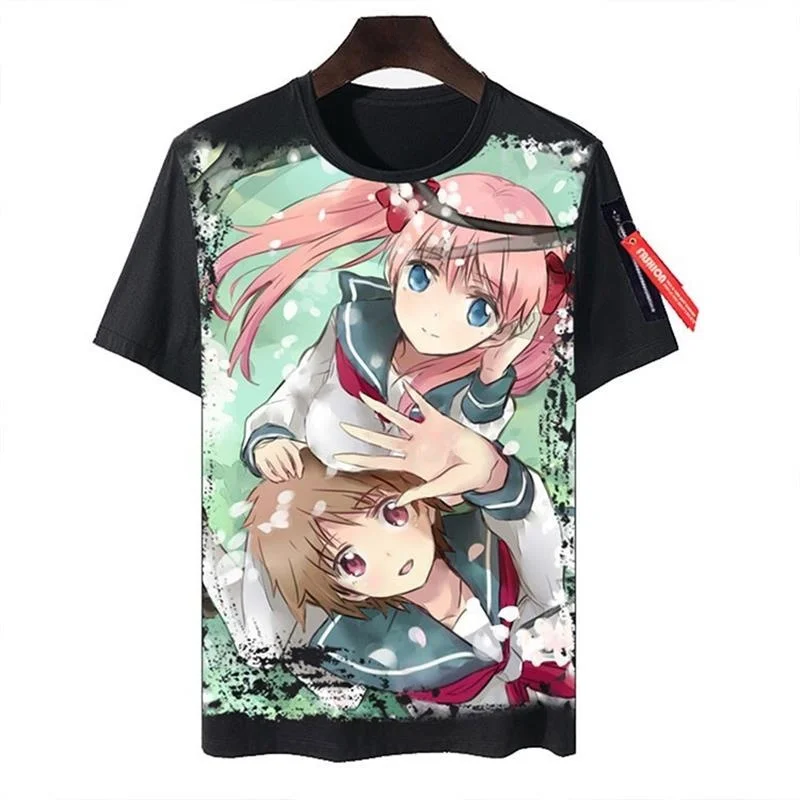 Nueva camiseta Saki ort Sve Tnt Mahjong Girl, camiseta transpirable cómoda con estampado de dibujos animados de Anime para mujer