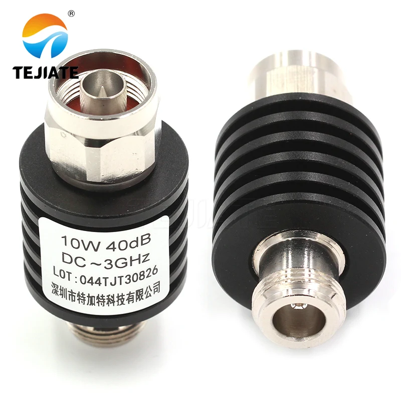 1PCS N-JK 10WDC-3GHz 1DB-40DB attenuator RF coaxial female plug and male plug connector adapter N male female head