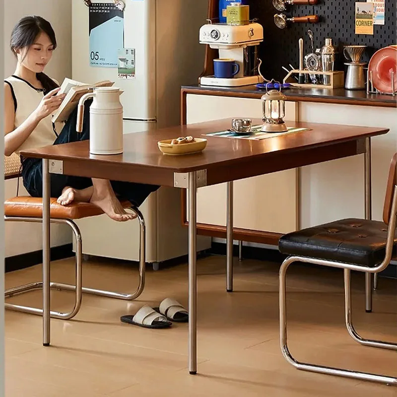 Modern Luxury Dining Table Restaurant Kitchen Luxury Lounge Center Designer Dining Table Corner Reception Mesa Home Furniture