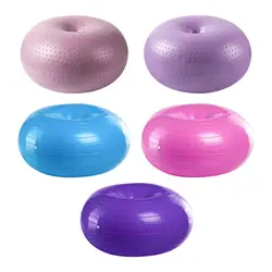 1x palla fitness anti-esplosione per esercizi Pilates Donut Ball per palestra