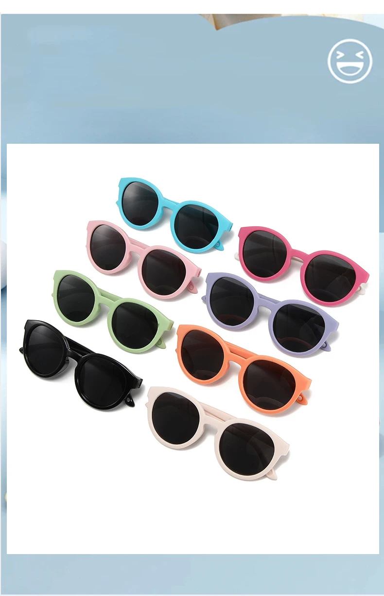 Baby-Sonnenbrille für 0–5 Jahre, Outdoor-Augenschutz und Sonnenschutz, polarisierte Silikon-Sonnenbrille für Kinder 23067 – Detail 5