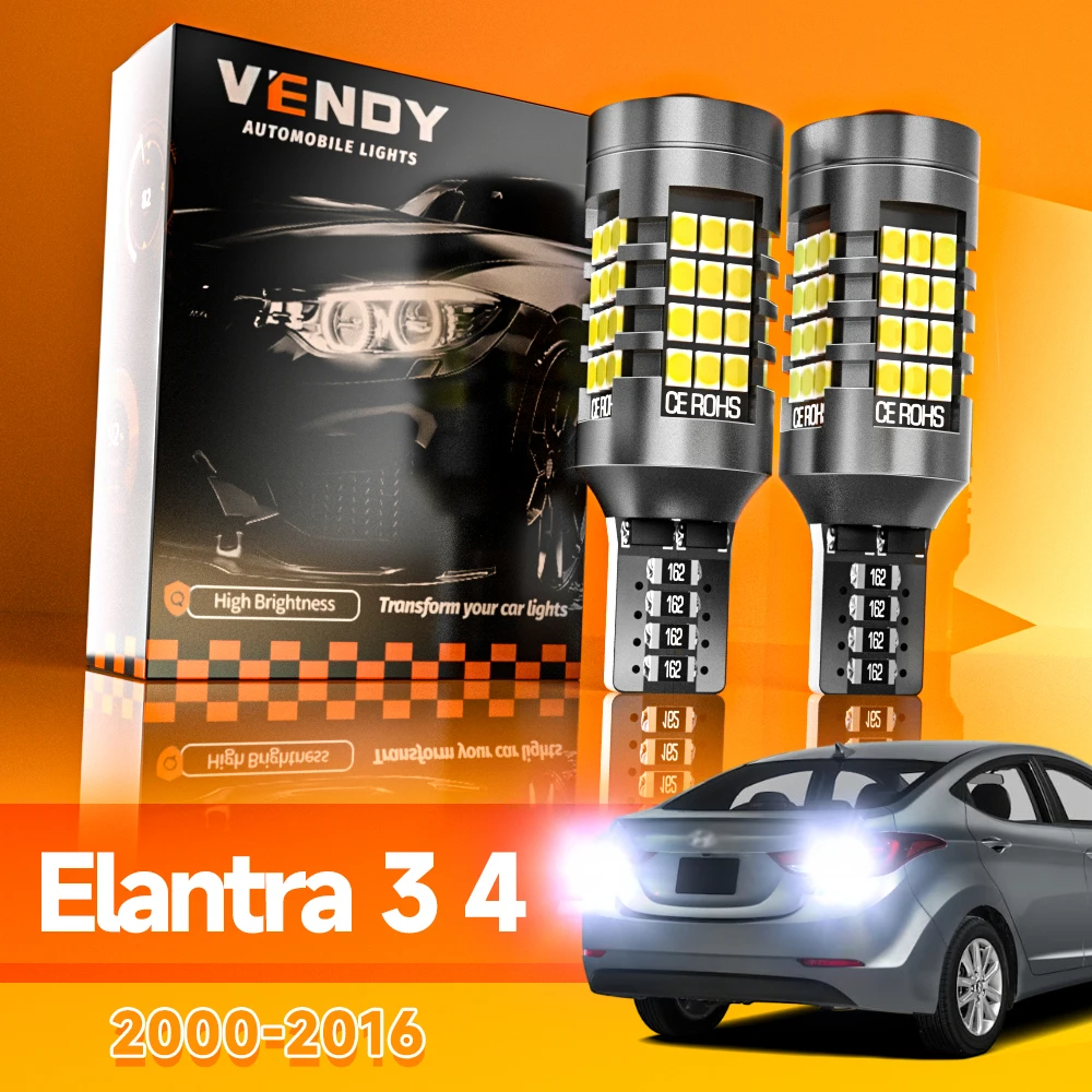 

2pcs For Hyundai Elantra 3 4 2000-2016 LED Reverse Light Backup Lamp 2006 2007 2008 2011 2012 2013 2014 2015 Canbus Accessories