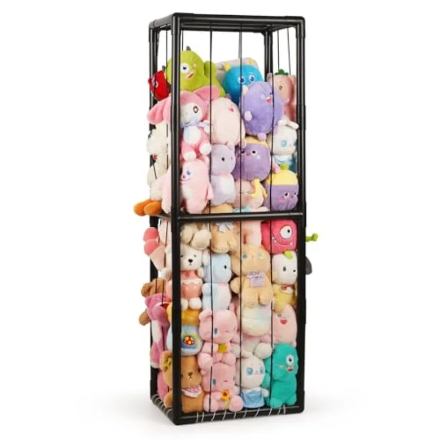 

Органайзер для мягких игрушек Trycooling: вертикальное хранение, экономия места, ПВХ с эластичной лентой