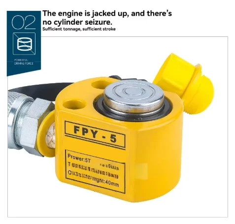 5 Tons Separate Hydraulic Lifting Tool Hydraulic Booster Ultra-thin Jack