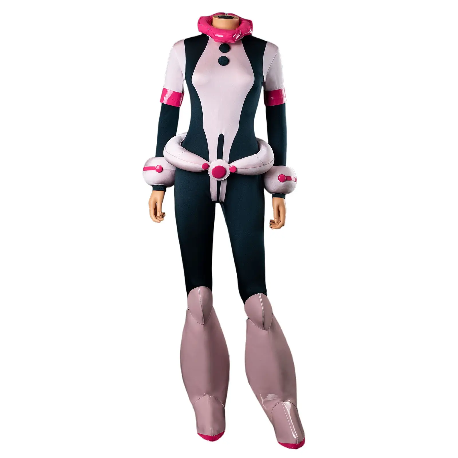 Anime Ochaco Uraraka Cosplay Kostuum Jumpsuit Dames Meisjes Halloween Rollenspel Outfit Anime&Go - afbeelding 2