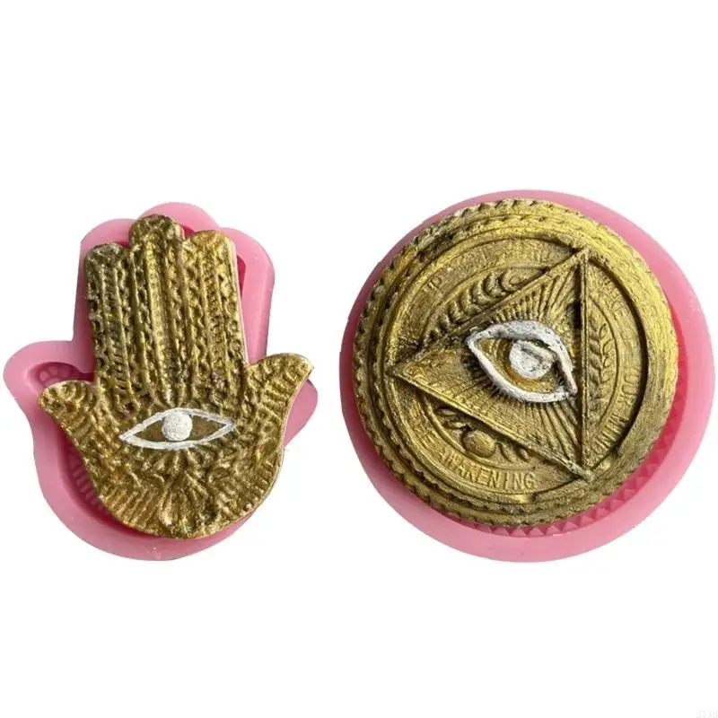 

37JB Round/Hand Decorative Handmade Silicone Mold Suitable for Epoxy Resin Diy Craft Pendants Jewelry Making