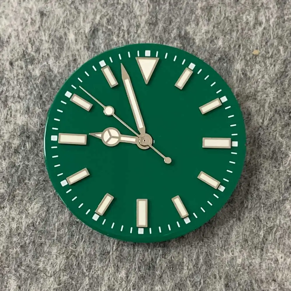 NH35 لون غير خاضعة للرقابة 29 مم قرص معقم، أخضر مضيء، مناسب لحركات NH35/36 واليابانية 8215 #3