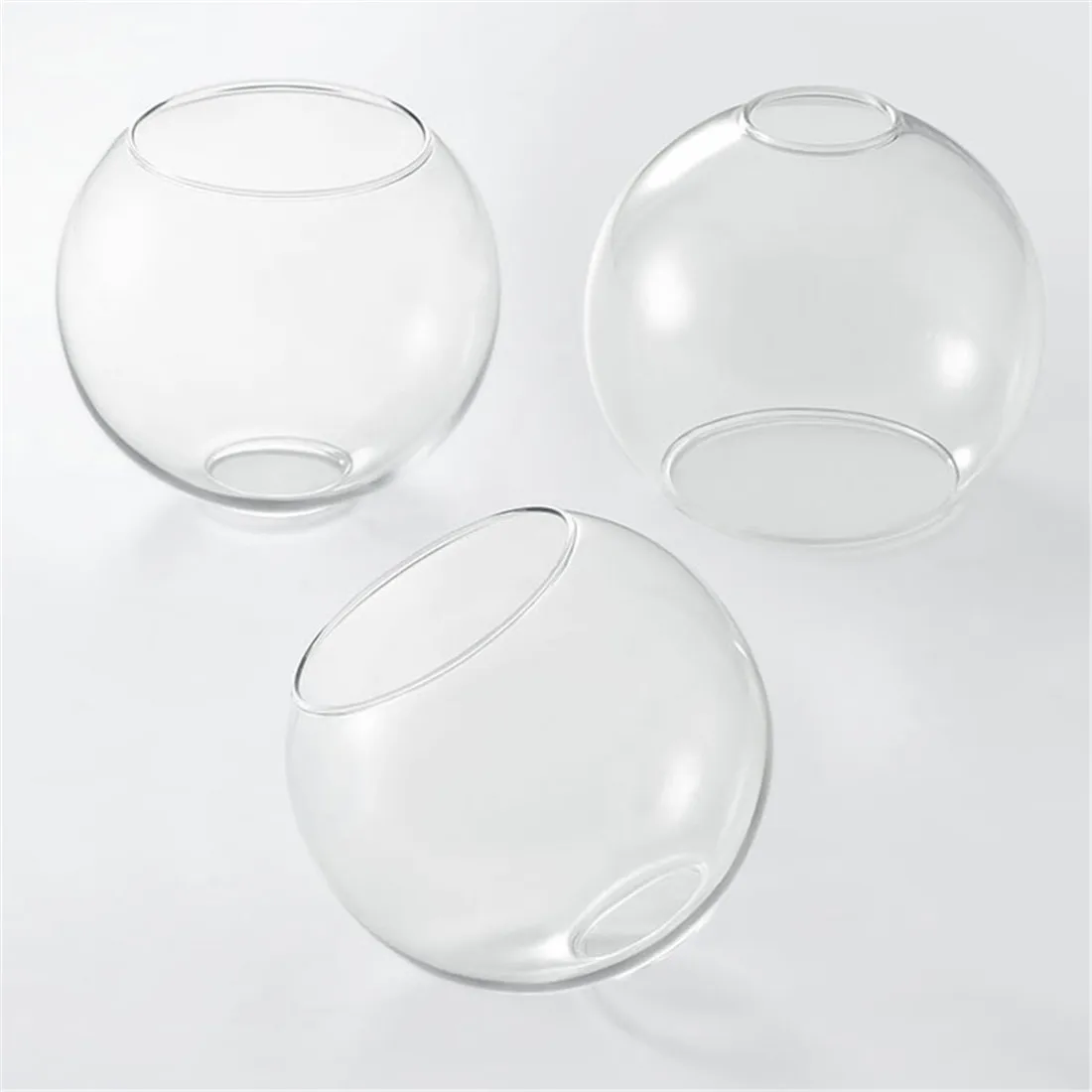 Clear Glass Clear Glass Shade Globe Lampshade with 1-5/8\