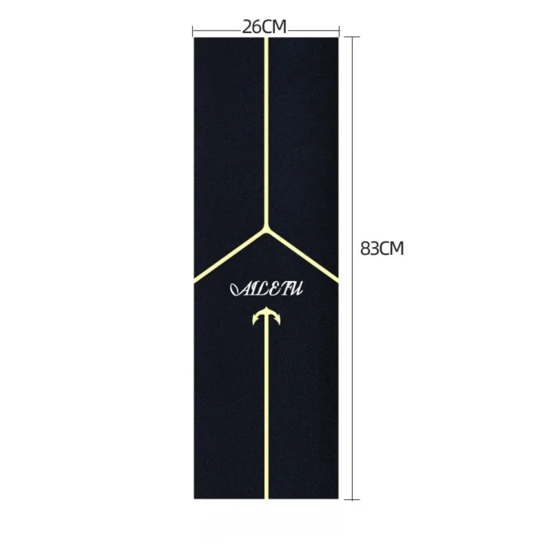 Griptape 84x26cm Waterproof Wear-Resistant Anti-Slip Skateboard Sandpaper Sticker Professional for Long board Skate Scooter