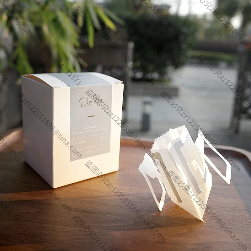 For 9.cn Ear Coffee Filter Paper, Portable Filter Paper for Coffee Powder, Ear Coffee Filter Bag 50 Pieces