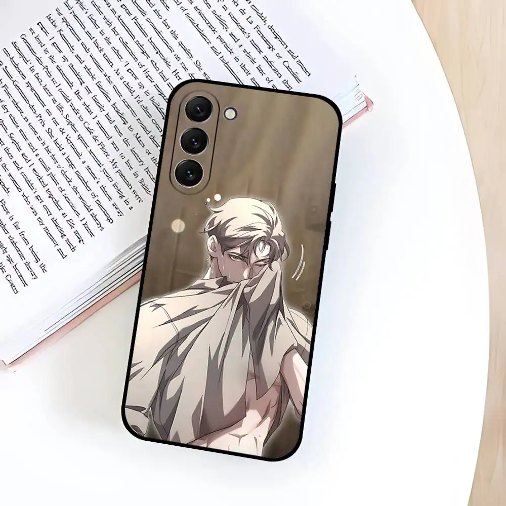 حافظة هاتف Omerta BL Manhwa لهاتف سامسونج S24/S25/S22 S30/A51 52/Lite/Ultra/5G/Plus/FE - حماية رفيعة ضد الصدمات باللون الأسود #1