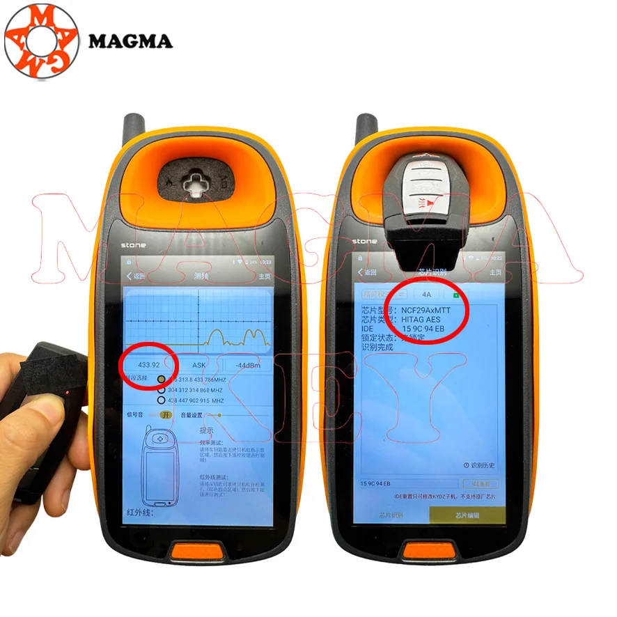 ماغما ميتسوبيشي أوتلاندر 2022 2023 2024 433 ميجا هرتز 4A رقاقة الذكية مفتاح السيارة عن بعد فوب 3/4 أزرار KR5MTXN1 S180145500 S180145400 #5