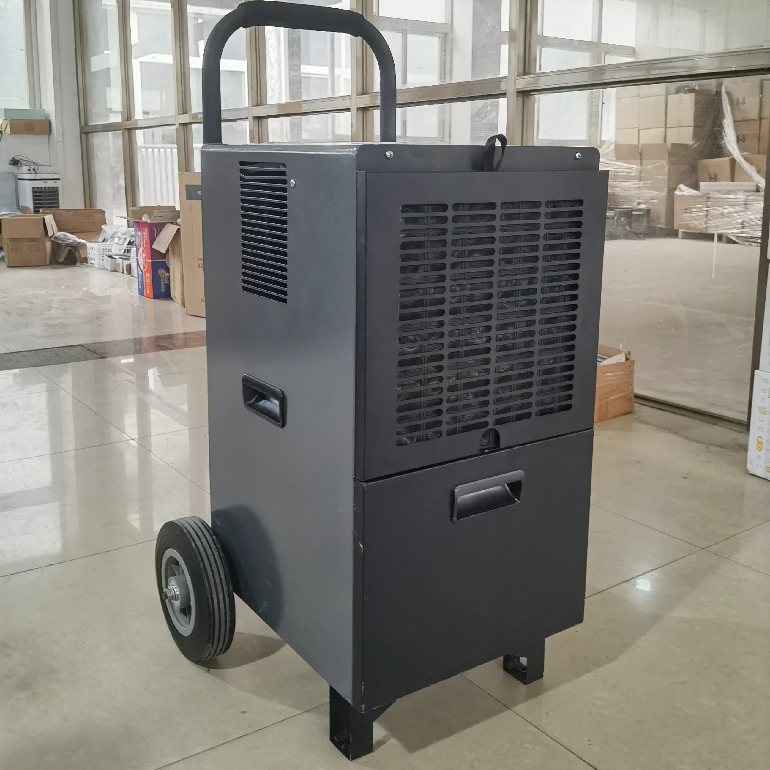 50L Commercial Dehumidifier Portable With Big Wheels And Handle