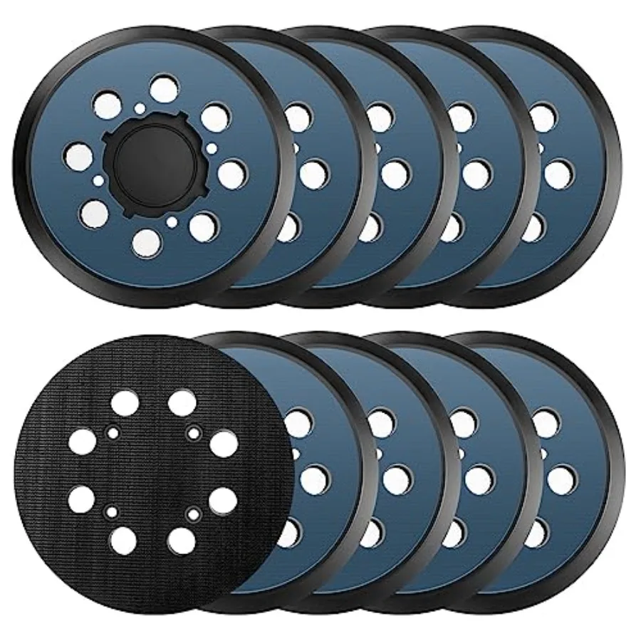 

Pack Replacement Sanding Pads for Dewalt inch 8 Hole Hook and Loop DWE6433and N39079 Orbital Sander Backing Pad Replacement Par