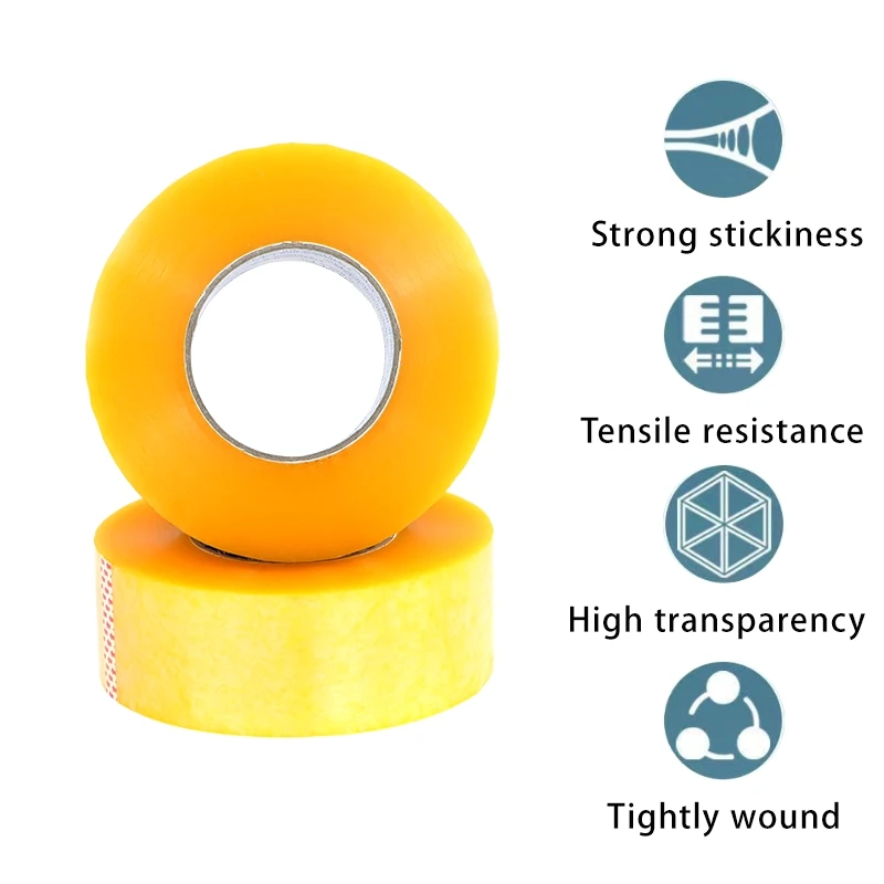 44mm width Beige Tape, Heavy Duty Packaging Tape For Shipping Packaging mobile sealing decorative adhesive tapes