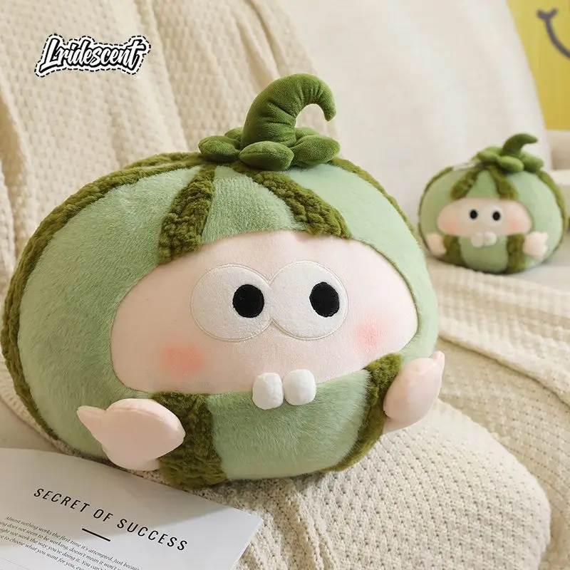 

Милая плюшевая подушка-арбуз для поясницы, для дивана в гостиной, спальни, бокового окна, для сна, для объятий, декор для дома