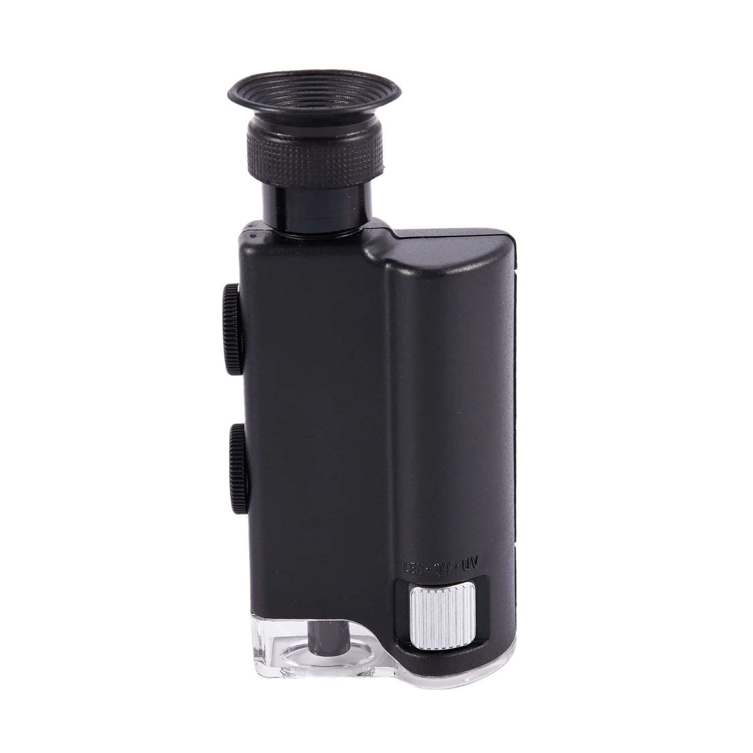 AA19 Portable 200X-240X Zoom Microscope Pocket Handheld Led Lamp Light Loupe Zoom Magnifier Microscope