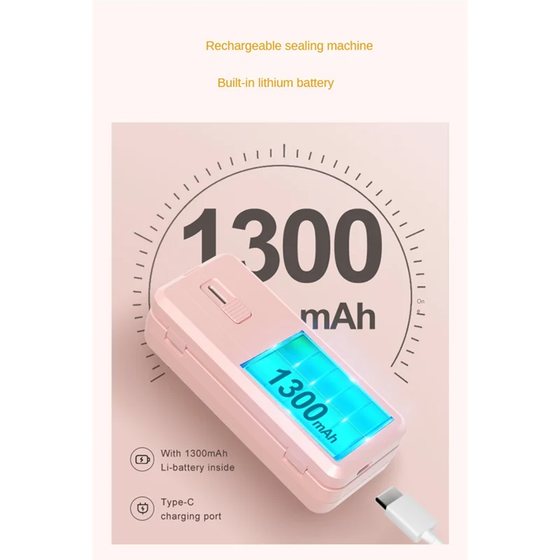 A05G-ポータブルミニヒートシーラー ミニバッグシーラー ヒートシーラー ハンドヘルドシーラー チップバッグ プラスチックバッグ 食品保存用 耐久性