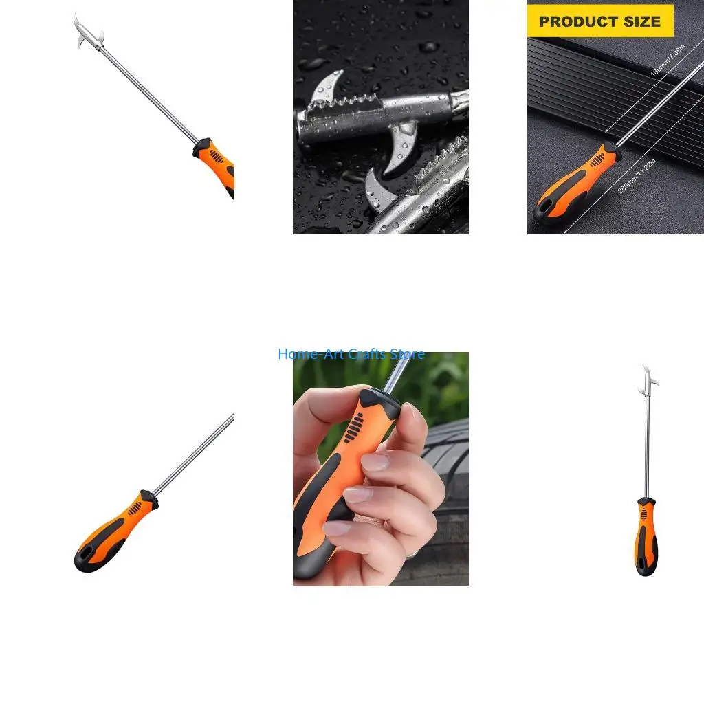 Y3NA Nonslip Grip Tire Cleaning Tool For Removing Stubborn Rock And Debris