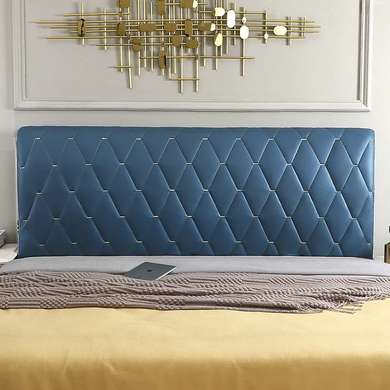 Immagine 5: Cuscino da comodino testiera morbida copritesta da letto in tatami moderno e minimalista con doppio cuscino posteriore grande rimovibile lavabile