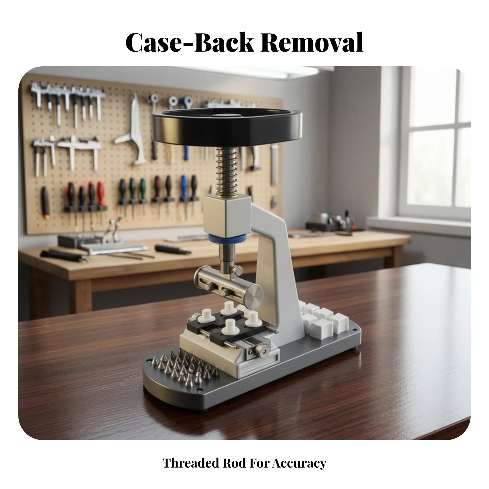 Watch Case Press High Stability Watch Press with Dies Tool Professional Universal for Watchmakers, Workshop