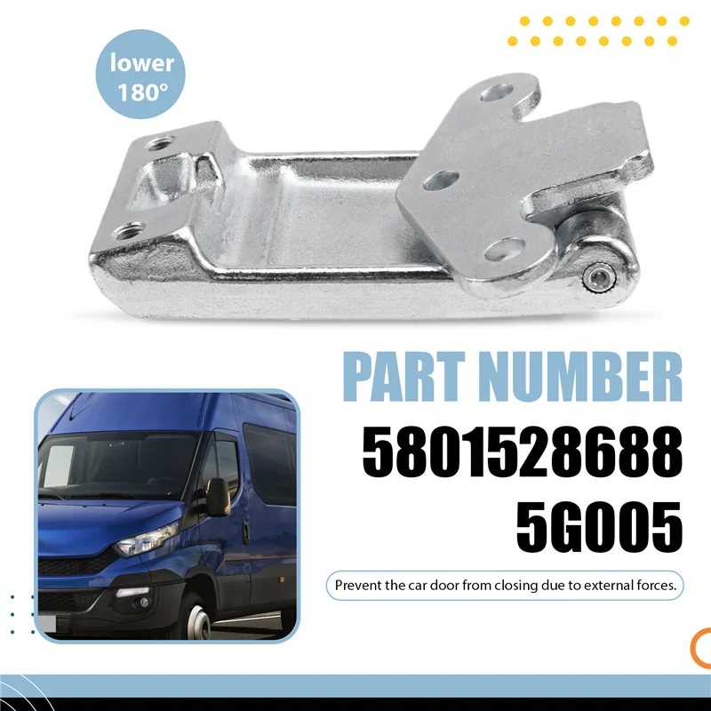 

Car Rear Door Hinge Stop For Iveco Daily 2000-2014 180° Hinge Double Door Stopper