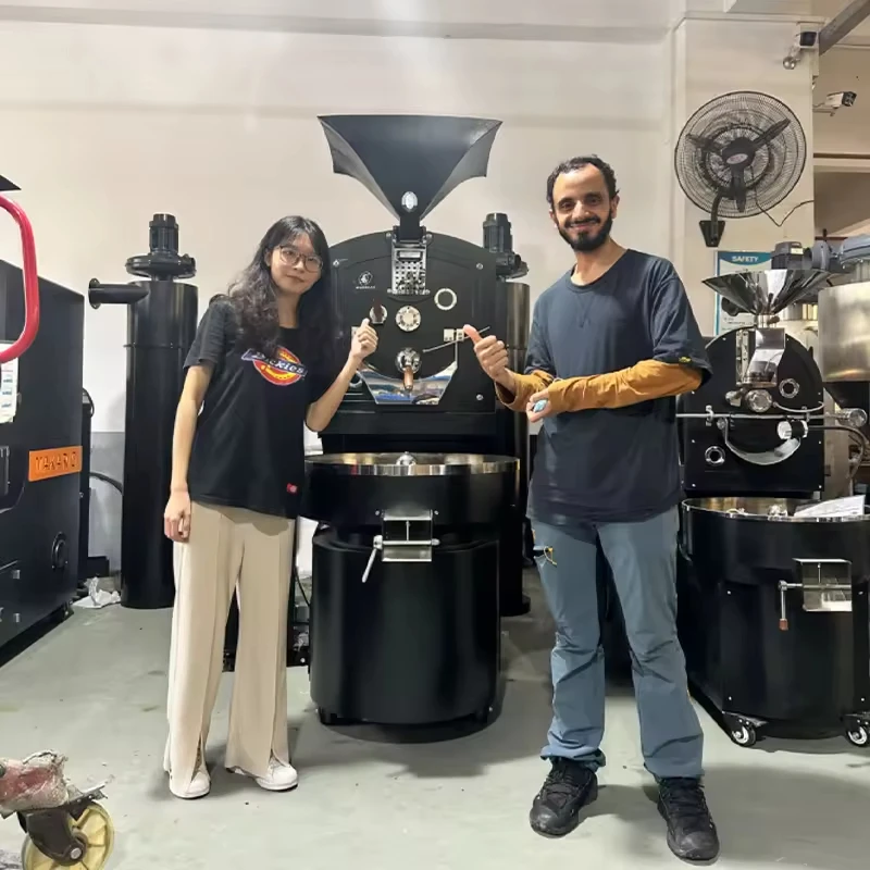 Commercial 6kg Full Automatic Drum Coffee Roaster Industrial Coffee Roasting Machine with Certification
