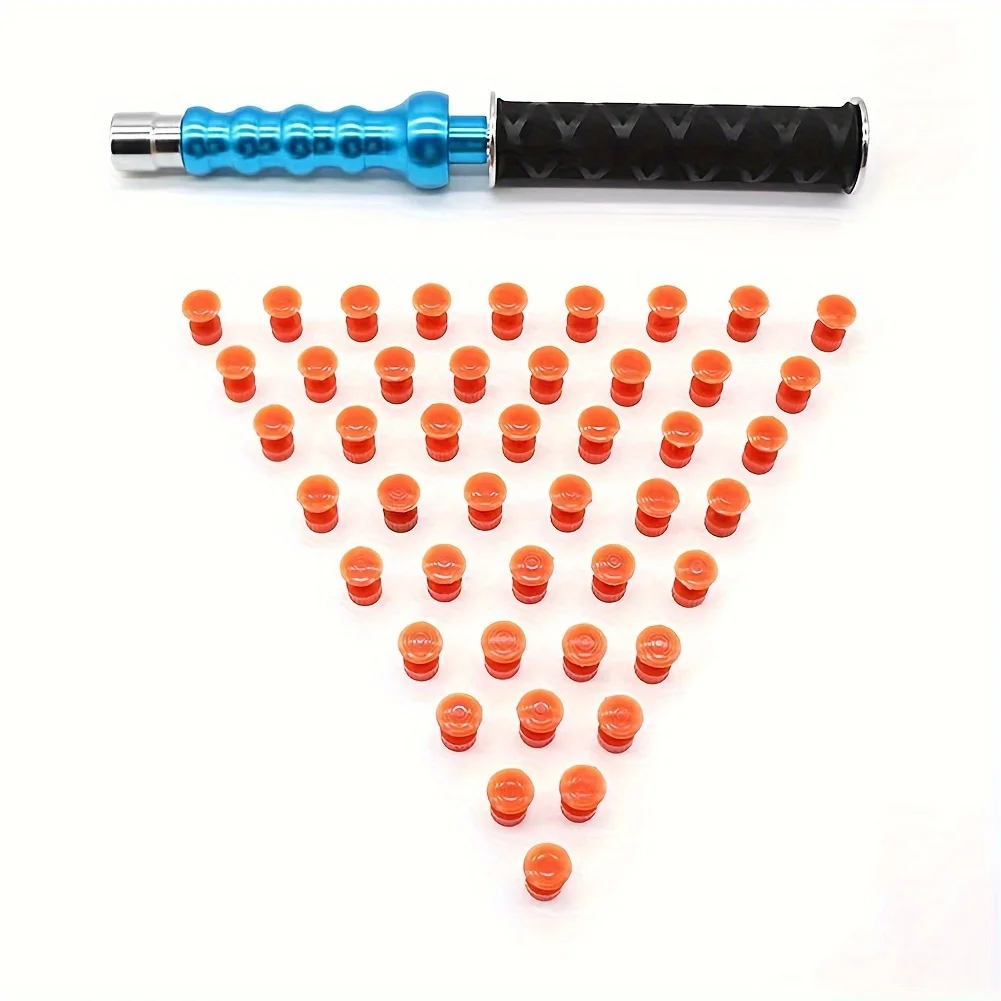 Paintless Dent Repair Puller Kit Conductive Dent Removal Tabs Set Auto Body Hail Damage Fix Tool DIY Car Dent Repair Accessories