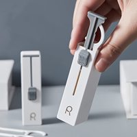 Dental Floss Pick Dispenser Pop-Up Automatic Holder with 10 Count Dental Floss Sticks Portable Storage Box Toothpicks Oral Care
