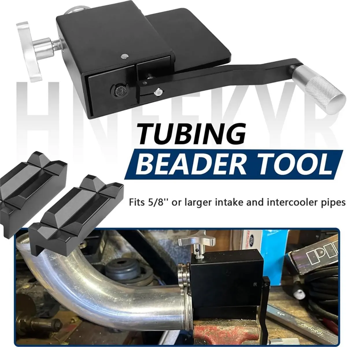 Tube Pipe Hose Bead Roller Intake Intercooler Piping Pipe Bead Tubing Roller Tool Fits Clamps 5/8