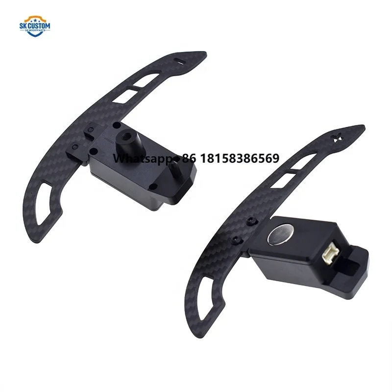 

Matte Carbon Fiber Magnetic Paddle Shifter Extension for Yaris GR Corolla Camry Steering Wheel Shift Paddles