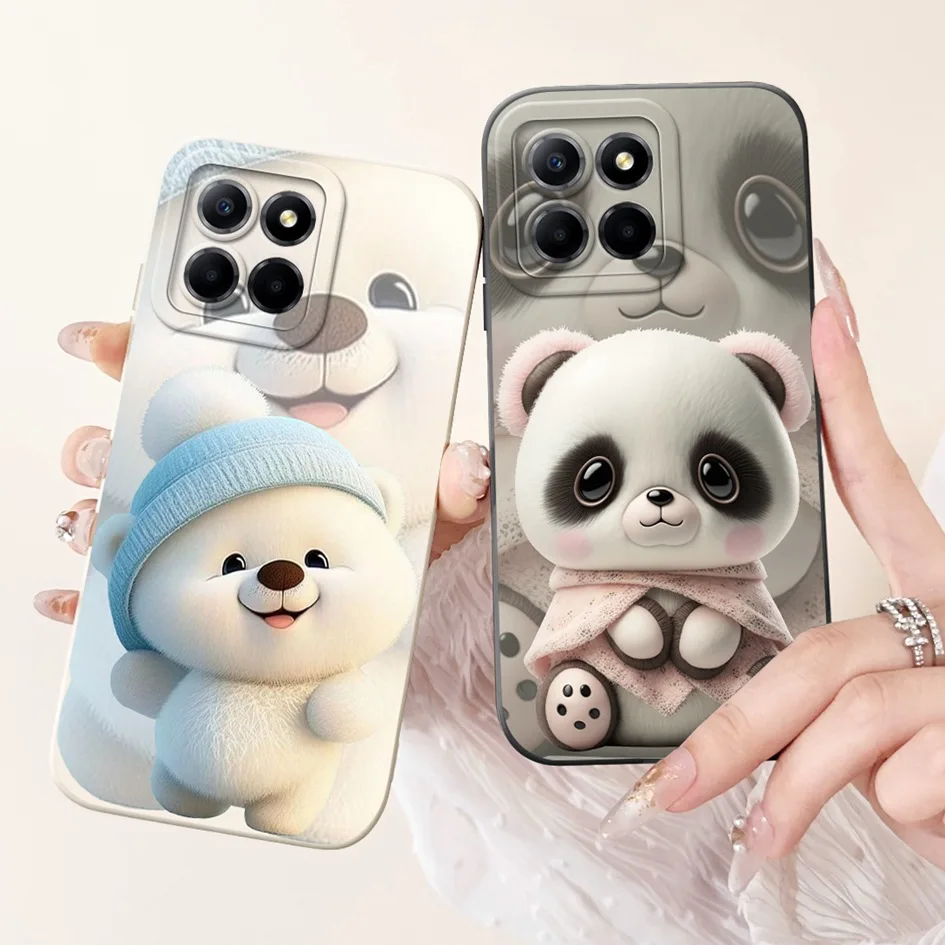 For Honor X8b Case LLY-LX1 LLY-LX2 LLY-LX3 Back Cover Cute Panda Rabbit Fundas For HonorX8b X 8b Full Protection Silicone Bumper