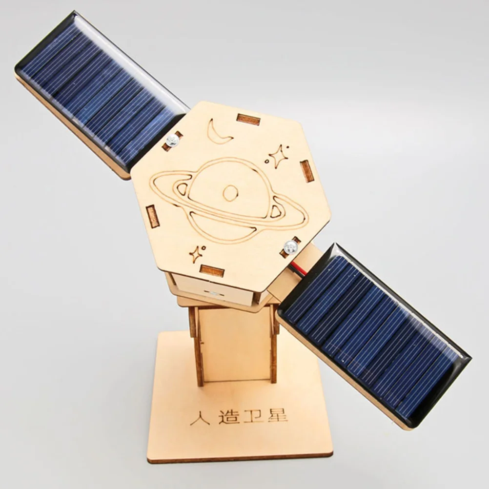 Solar Satellite Educational Building Projects Science Kit Children’s Toys Kids Aluminum Alloy Artificial Stem Kits Pupils