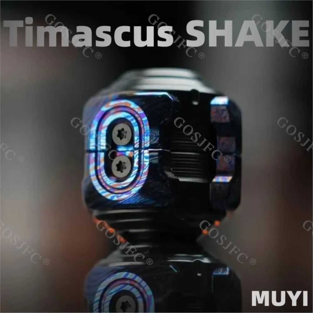 MUYI EDC Timascus Zircuti SHAKE Knife Beads EDC Maglev Limited Edition Fidget Spinner Fidget Toys