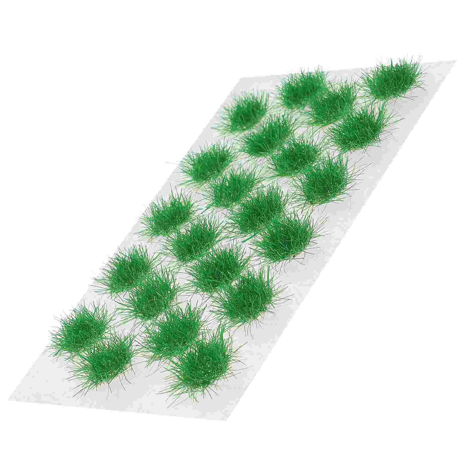 

Model Grass Party Adorn Micro Landscape Ornament Miniature Group Artificial DIY Cluster Decor Fake Scene