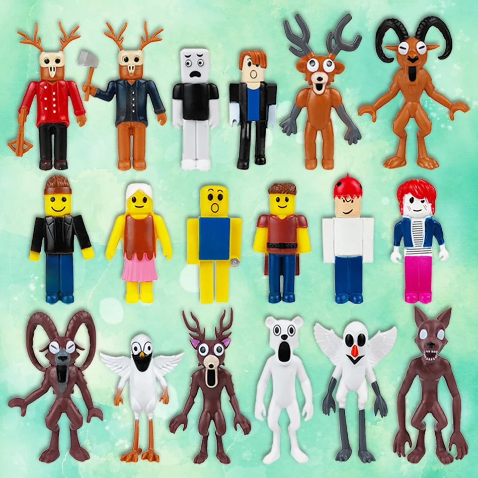 

In Stock 99 Nights In The Forest 18Pcs Deer Wolf 10cm Figure Decoration Collection Birthday Halloween Christmas Gifts Toys Kids