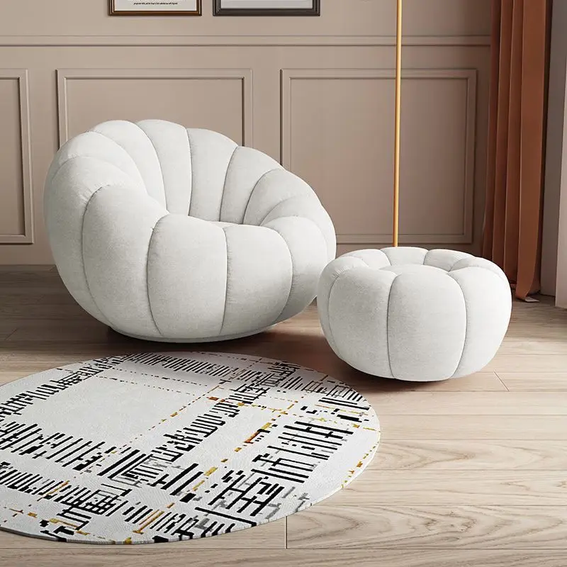 Salon de luxe chaises nordiques blanc inclinable esthétique appartement chaises concepteur jeu Poltr