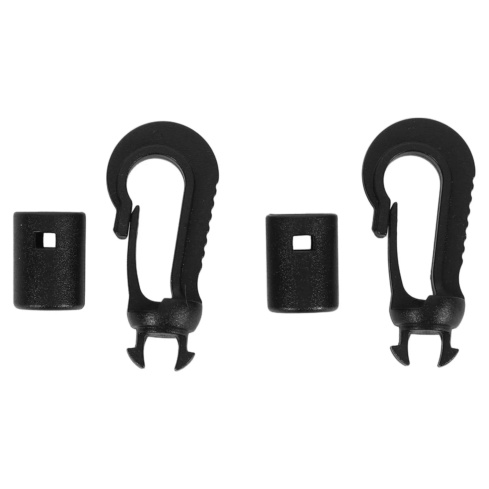 

2Pcs Canoe Buckle Hooks Plastic Fishing Rigging Bungee Boat Supplies for Kayaking Camping Backpacking Ocean Boats Rowboats Seats