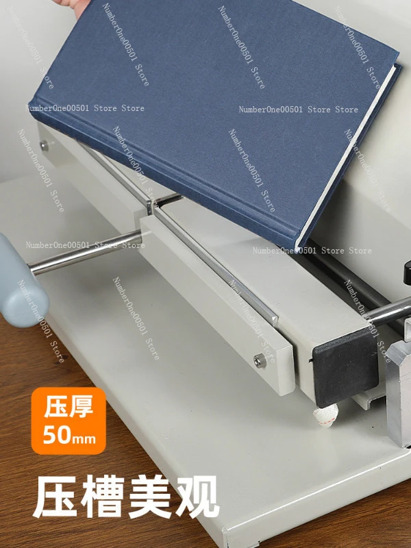 500C Desktop Creasing Machine A4 Hardcover Photo Album Book Cover Slotting Line Folding Groover