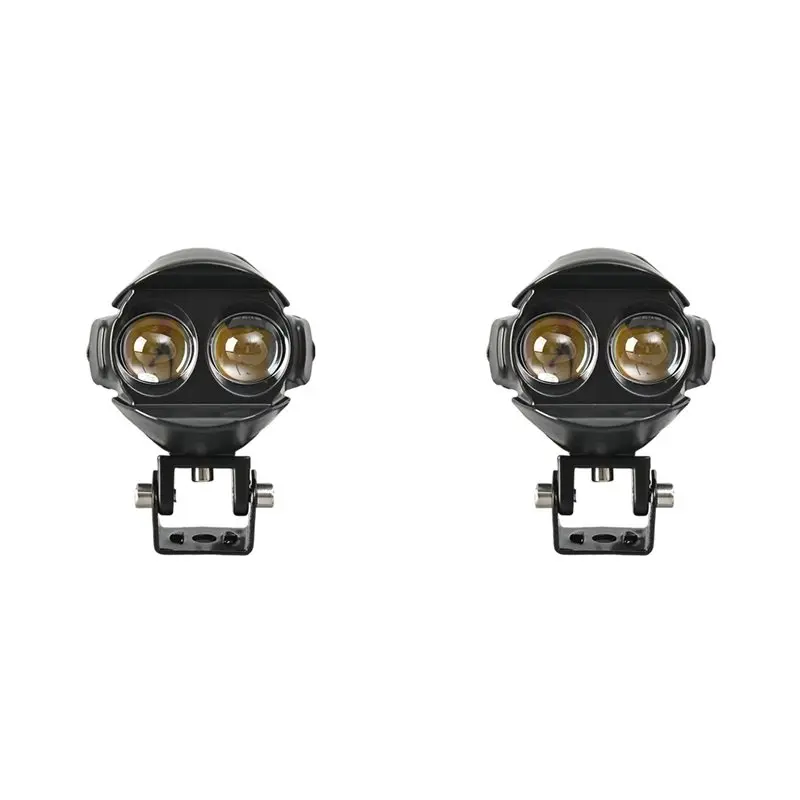 

2X Motorcycle 3Inch Fog Lights 6000K 3500K LED Off Road Driving Light Auxiliary Spot Work Lights For Truck Car ATV-A74F